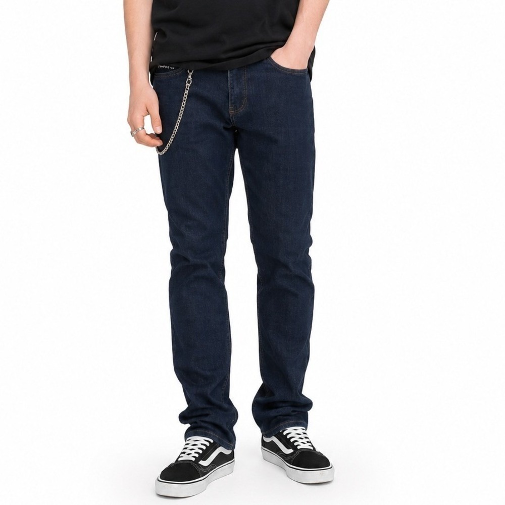 Empyre Skeletor Skinny Jeans Mens Dark Wash Indigo Denim Pants Skateboard Slim